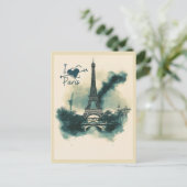 Stuur een stukje Parijs met je mee - Eiffeltoren Briefkaart (Staand voorkant)