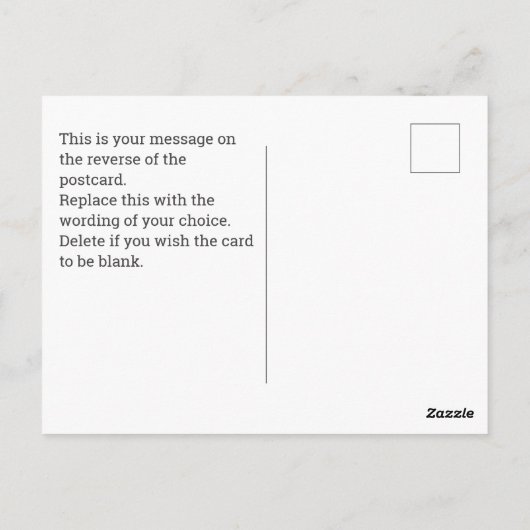 Stuur een video met QR-code op een kerst Briefkaart (Achterkant)