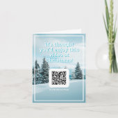 Stuur een video met QR-code op een kerst Kaart (Voorkant)