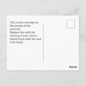 Stuur een video met QR-code op een kerstkaart Briefkaart (Achterkant)