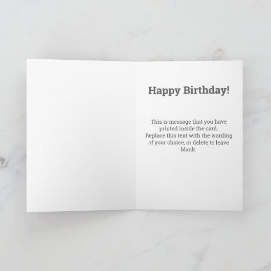 Stuur een video met QR-code op een verjaardag Kaart (Binnen)