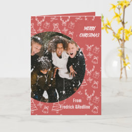 Stuur een vrolijke kerstboodschap met deze Whimsic Kaart