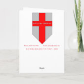 "Stuur energie" Get Well Kaart (Achterkant)