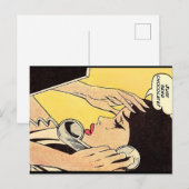 Stuur gewoon chocolade  kunst feestdagenkaart (Voorkant / Achterkant)