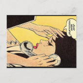 Stuur gewoon chocolade  kunst feestdagenkaart (Voorkant)