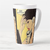 Stuur gewoon chocolade  kunst latte mok (Rechterhoek)