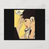 Stuur gewoon Chocolate  comic art Briefkaart (Voorkant)