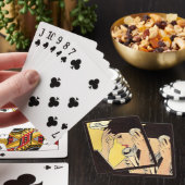 Stuur gewoon Chocolate comic art Pokerkaarten (Insitu)