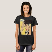 Stuur gewoon Chocolate  comic art T-shirt (Voorkant volledig)