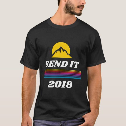 Stuur het 2019 Stuur het gewoon Shirt  crossmotor (Voorkant)