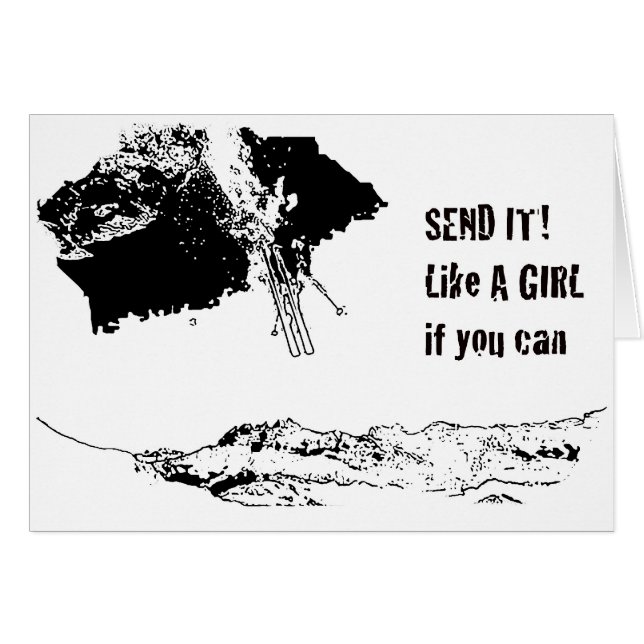 stuur het! als een meisje (Voorkant Horizontaal)