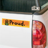 stuur het bericht. bumpersticker (Op Truck)