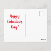 Stuur het bericht Happy Valentine's Day Teacher Briefkaart (Achterkant)