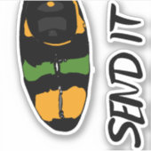 Stuur het & Dagger Outlaw Kayak Vinyl Sticker Pack (Voorkant)