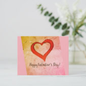 Stuur het met liefde briefkaart (Staand voorkant)