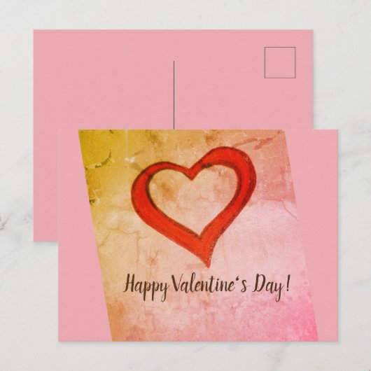 Stuur het met liefde briefkaart (Voorkant / Achterkant)