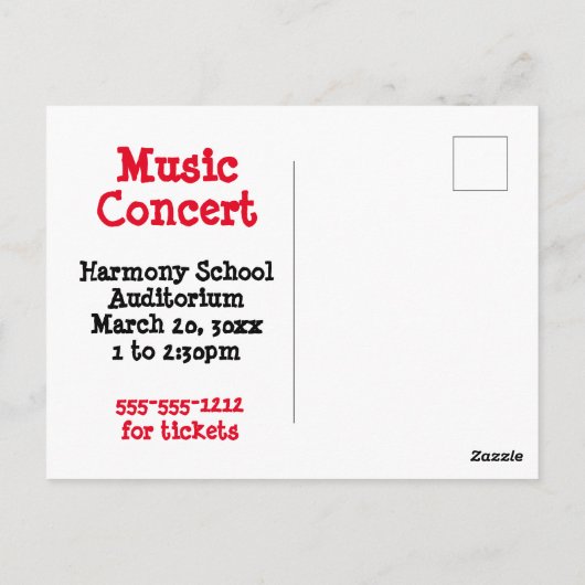 Stuur het Woord Briefkaart (Achterkant)