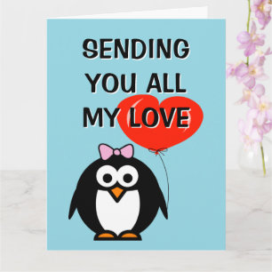 Stuur je al mijn liefde wenskaart kaart