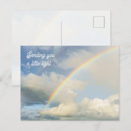 Stuur je een beetje regenboog Licht Denken aan Jou Briefkaart