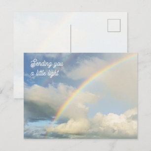 Stuur je een beetje regenboog Licht Denken aan Jou Briefkaart