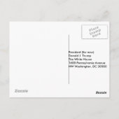 Stuur je eigen bericht #TheIdesOfTrump Briefkaart (Achterkant)