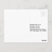 Stuur je eigen bericht #TheIdesOfTrump Briefkaart (Achterkant)