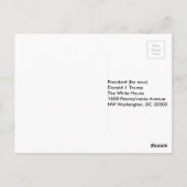 Stuur je eigen bericht #TheIdesOfTrump Briefkaart (Achterkant)