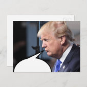 Stuur je eigen bericht #TheIdesOfTrump Briefkaart (Voorkant / Achterkant)
