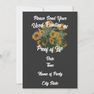 Stuur je gebruikte slipjes als teken dat je nog le kaart