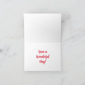 Stuur je Leraar Valentijnen Dag Groeten! Feestdagen Kaart (Binnen)