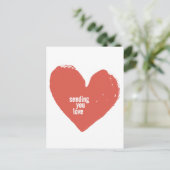 Stuur je liefde Briefkaart (Staand voorkant)