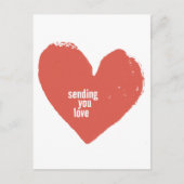 Stuur je liefde Briefkaart (Voorkant)