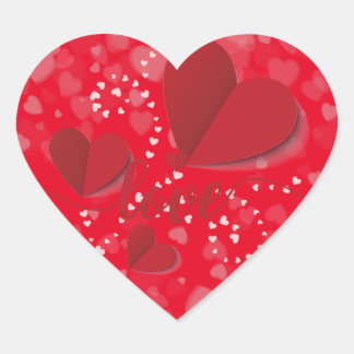 stuur je naar je liefde hart sticker