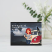 Stuur je vrienden een Penny Briefkaart (Staand voorkant)