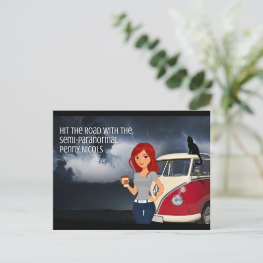 Stuur je vrienden een Penny Briefkaart (Staand voorkant)