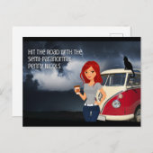 Stuur je vrienden een Penny Briefkaart (Voorkant / Achterkant)