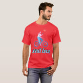 Stuur liefde meisje t-shirt (Voorkant volledig)
