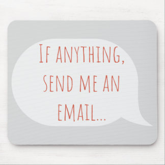 Stuur me een e-mail cooler muismat