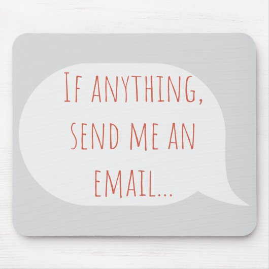 Stuur me een e-mail cooler muismat (Voorkant)