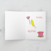 "Stuur me!" Iemand Anders Verjaardag Kaart (Binnen)