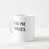 Stuur me koekjes koffiemok (Voorkant links)