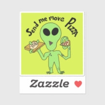 stuur me meer pizza ufo