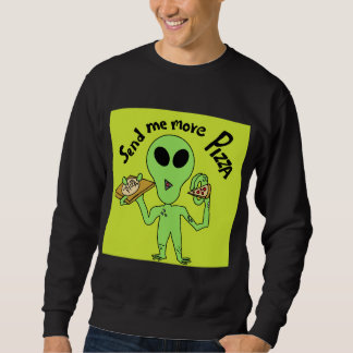 stuur me meer pizza ufo trui