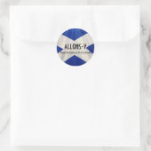 Stuur me naar Aberdeen Ronde Sticker (Tas)