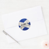 Stuur me naar Aberdeen Ronde Sticker (Envelop)