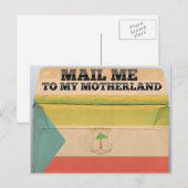 Stuur me naar Equatoriaal Guinee Briefkaart (Voorkant / Achterkant)