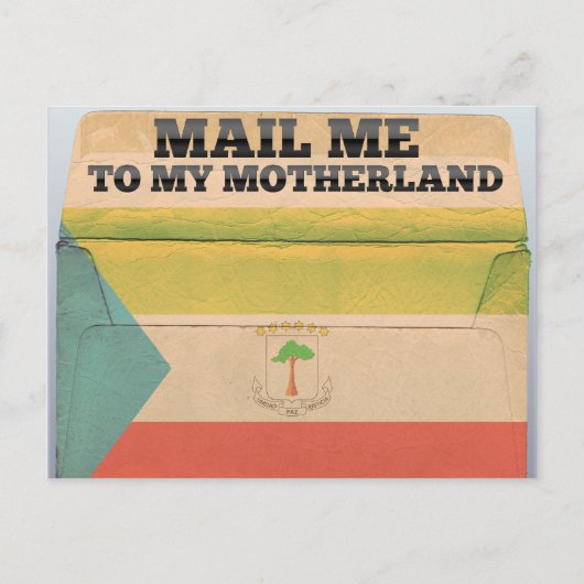 Stuur me naar Equatoriaal Guinee Briefkaart (Voorkant)