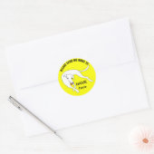 Stuur me naar huis schattige hond ronde sticker (Envelop)