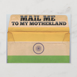 Stuur me naar India Briefkaart