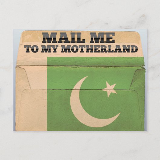 Stuur me naar Pakistan Briefkaart (Voorkant)
